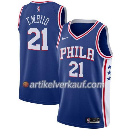NBA Philadelphia 76ers Trikot Joel Embiid 21 Nike 2019-2020 Icon Edition Swingman - Herren
